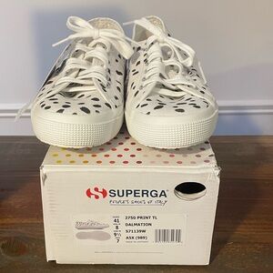 NEW Size 9.5 / EU 41 Superga Dalmation 2750